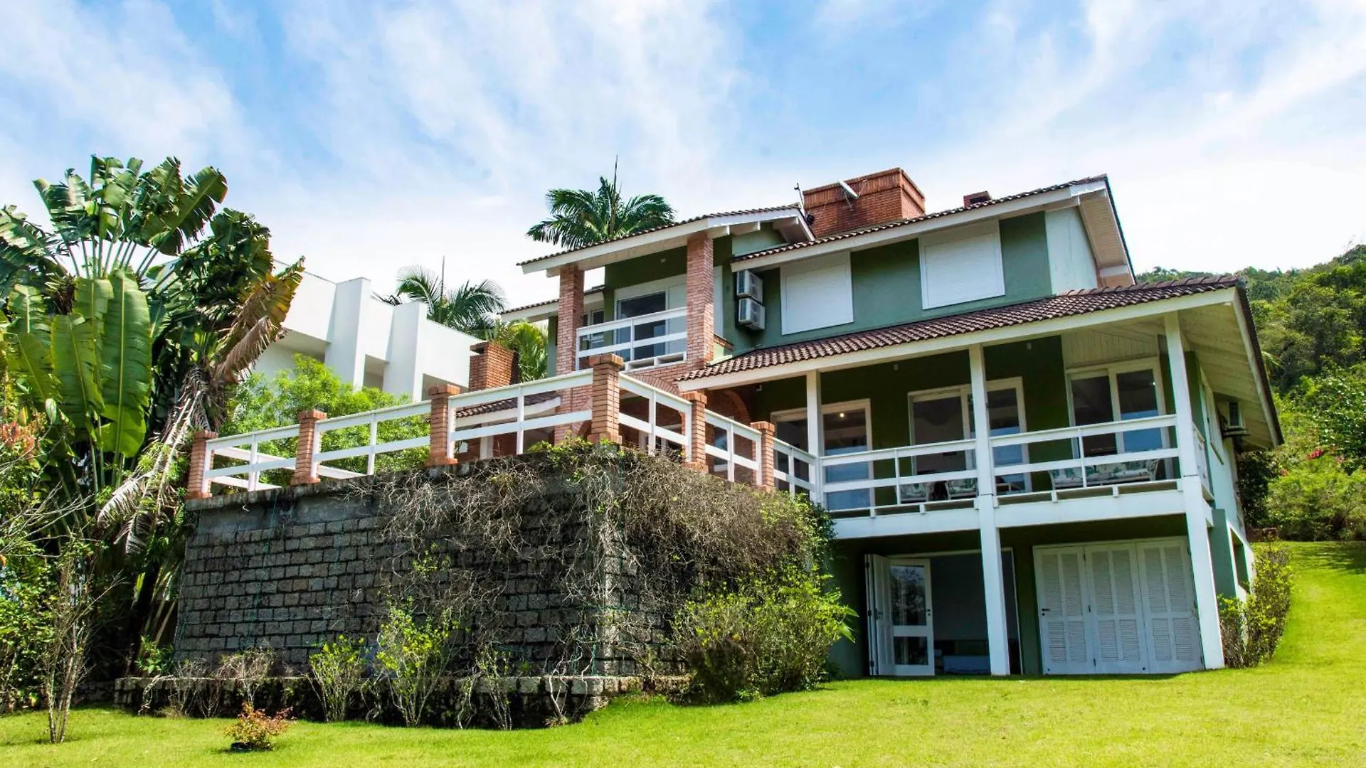 Casa Vista Mar Deslumbrante Com Piscina Can5 Villa Florianópolis